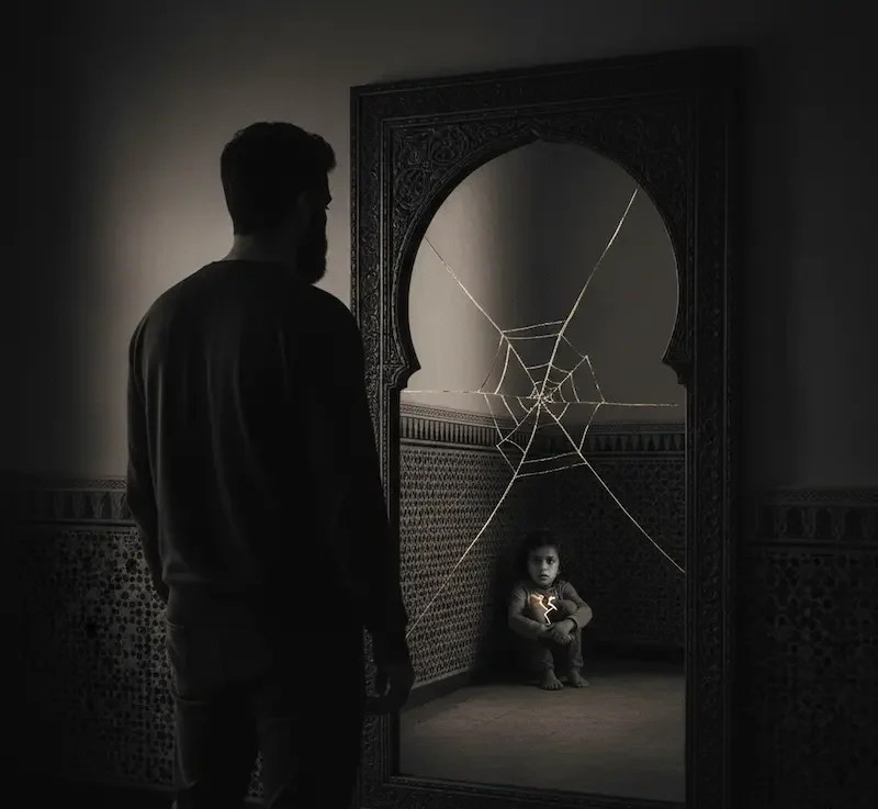 اقتباس عن آثار العنف ضد الأطفال - عبد الجليل ولد حموية باحث مغربي.
