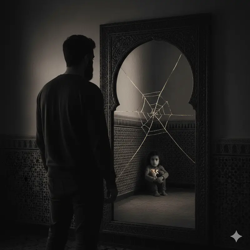 اقتباس عن آثار العنف ضد الأطفال - عبد الجليل ولد حموية باحث مغربي.