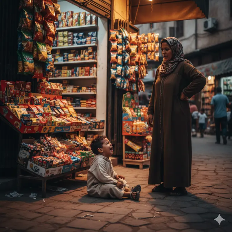 صراع الحانوت - التحدي اليومي للآباء المغاربة.