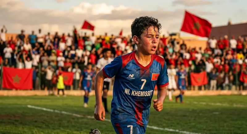 لاعب ناشئ مغربي يعاني من الإرهاق العضلي والتعب في الشوط الثاني بسبب سوء التغذية - تربية فوت