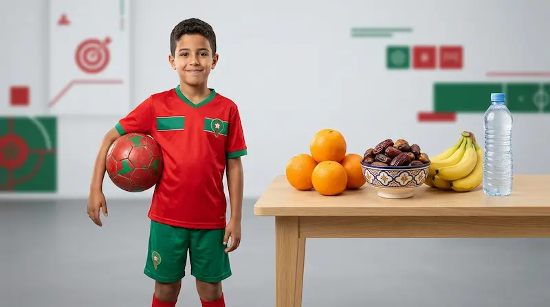 الدليل الشامل لصحة وتغذية وتطوير أطفال كرة القدم في المغرب.